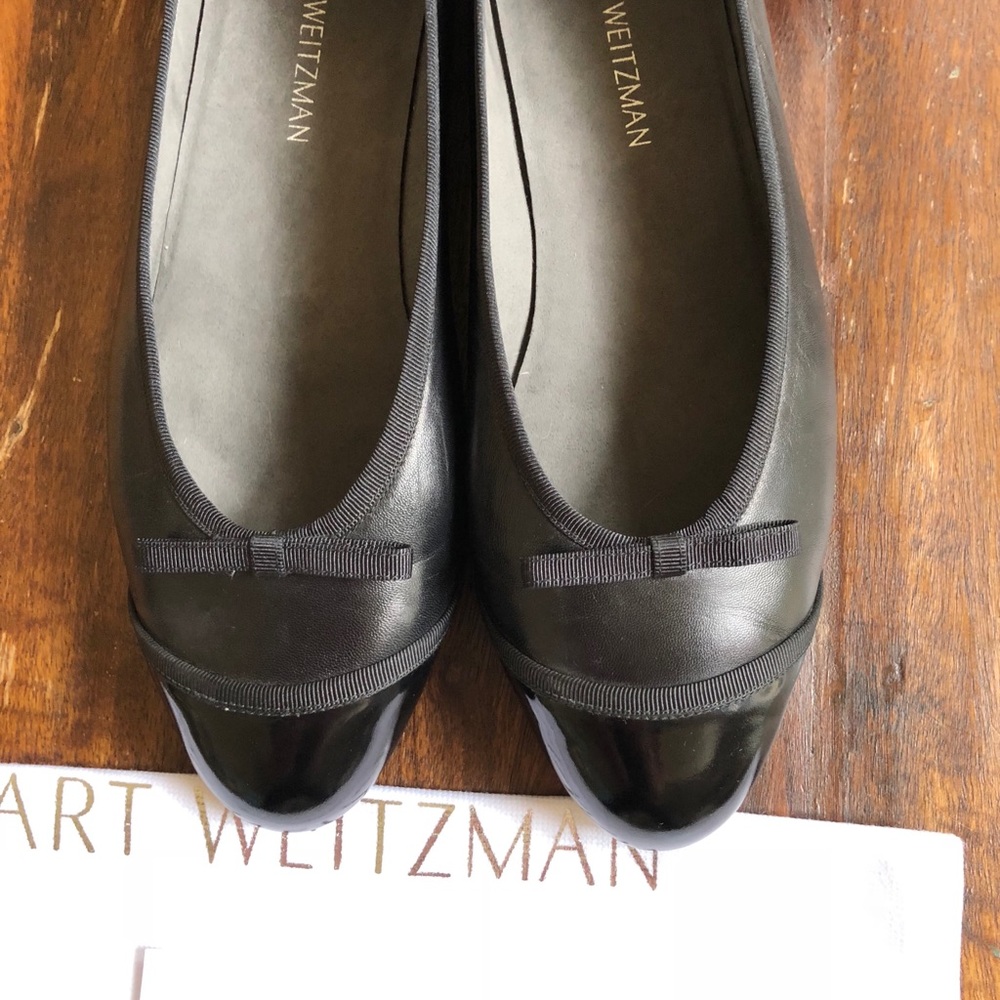 Authentic Stuart Weitzman Capture Leather Flats - image 3
